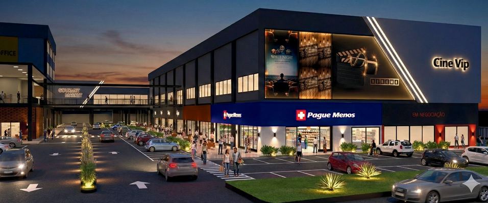 Render do Unique Garden Arujá Mall, imagem 3 de 4