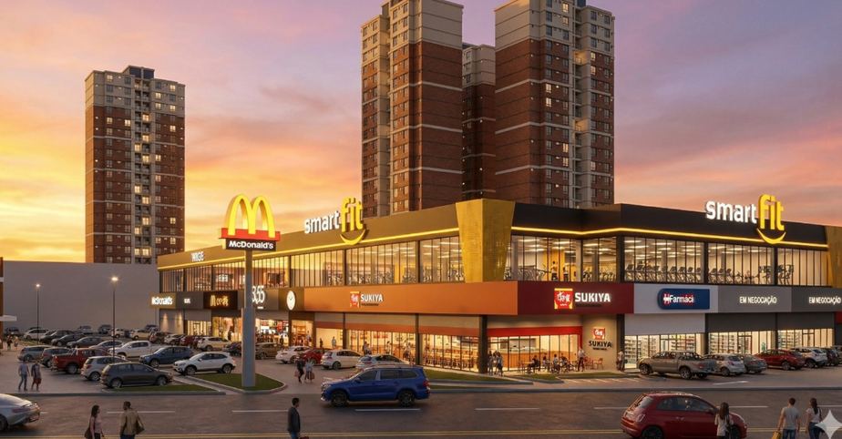 Render do KM 35 Center Mall, Jardim Itapuã, Itaquaquecetuba/SP