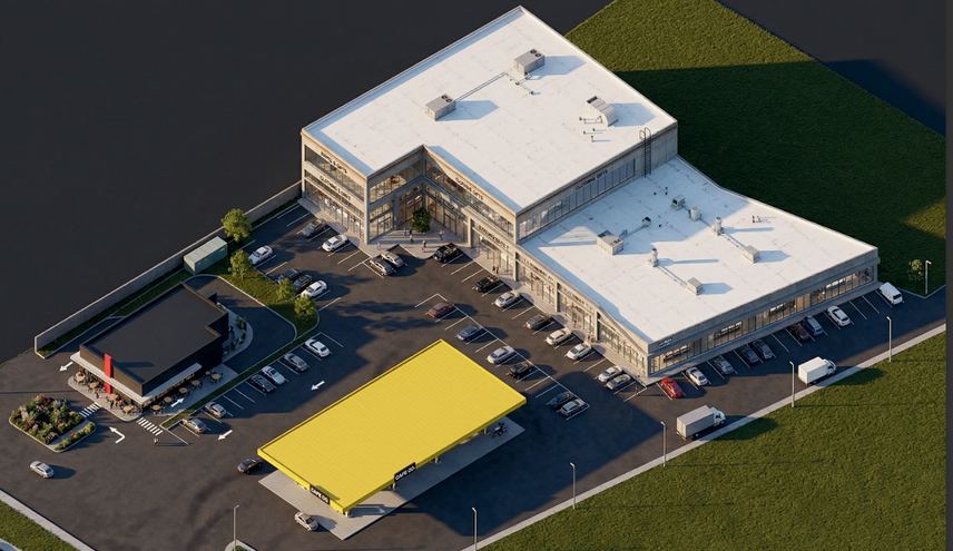 Render do empreendimento Rota do Sol, com previsão de inauguração em março de 2028